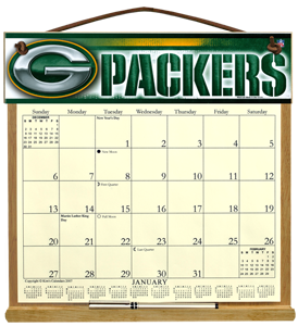 Green Bay Packers Calendar Holder